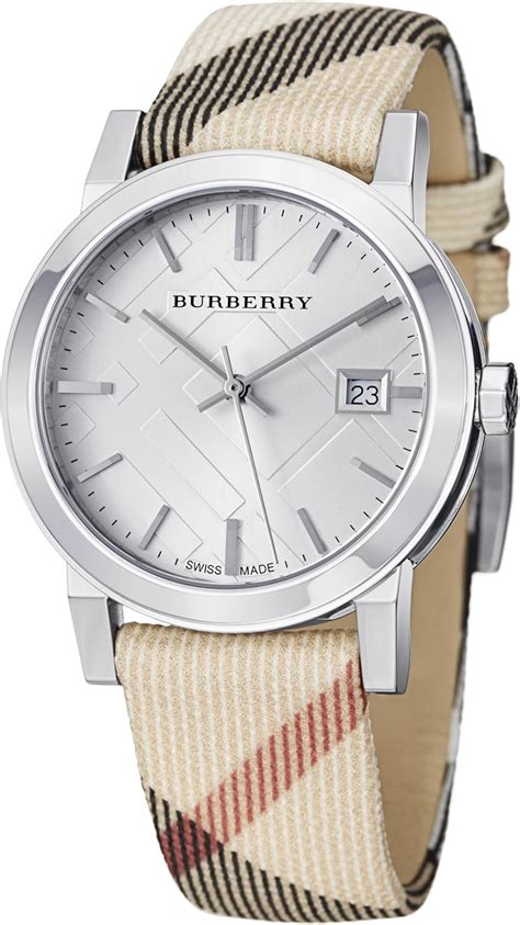 burberry womens watch brown leather strap|burberry leather watch strap.